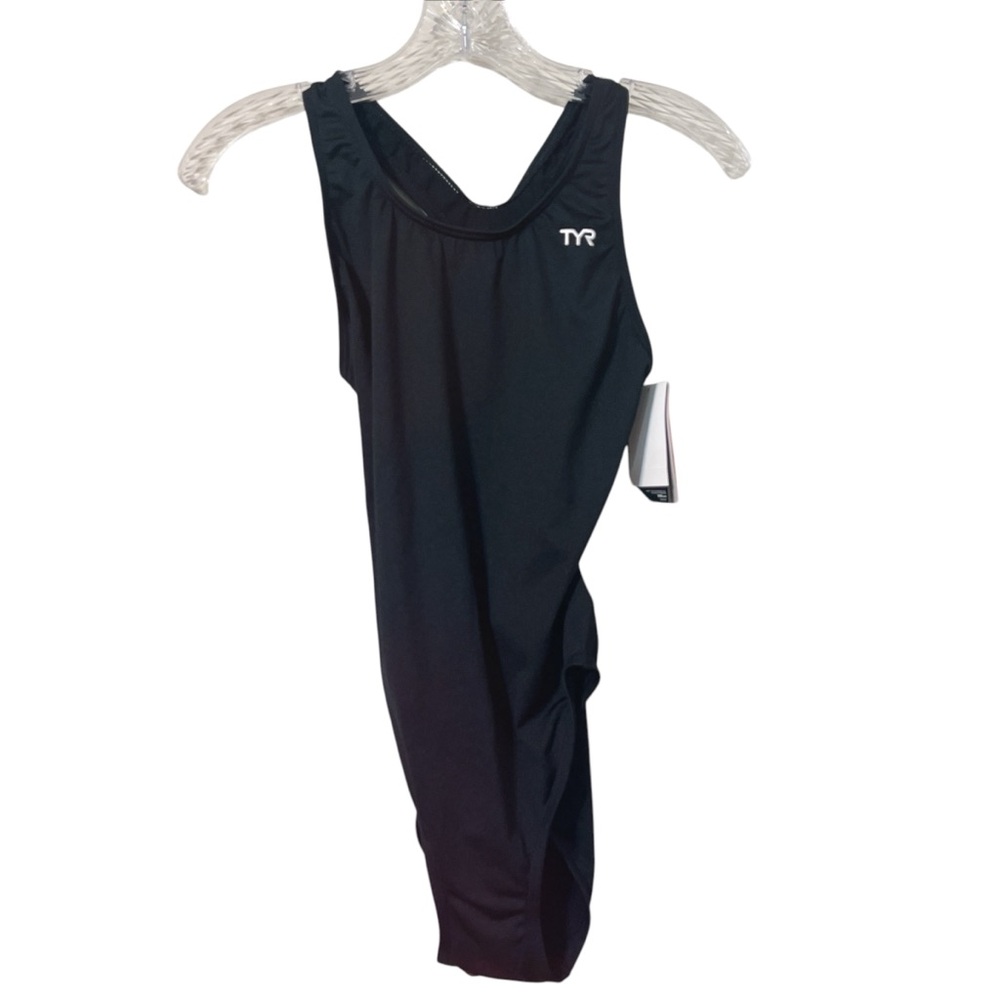 TYR SPORT Durafast Elite Solid Maxfit-A Swimsuit Women's Size 36 Black NWT